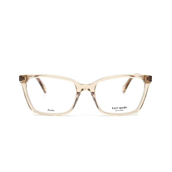 NEW KATE SPADE WANDA 10A TRANSPARENT PEACH AUTHENTIC EYEGLASSES FRAME - Picture 4 of 11